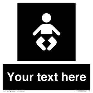 Custom information: black panel baby change